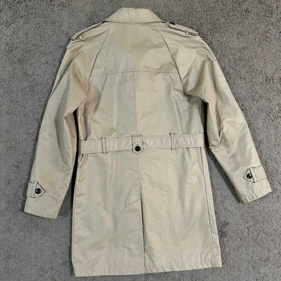 Zara Men’s Tan Trench Coat W/Belt Size L - Picture 10 of 16